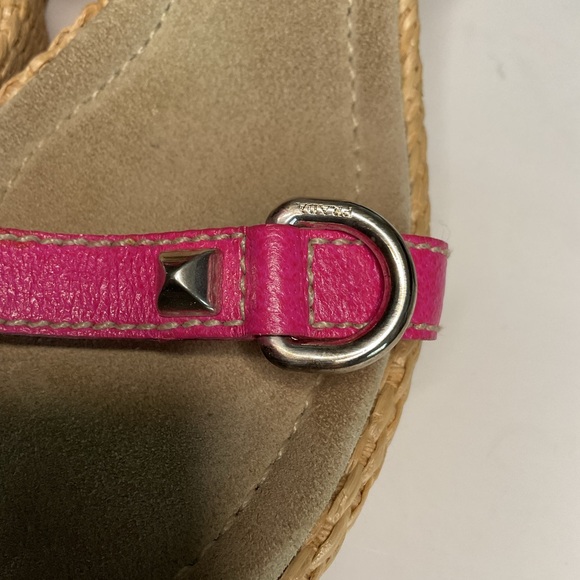 Prada wedges Hot Pink sz 9 - Picture 9 of 11